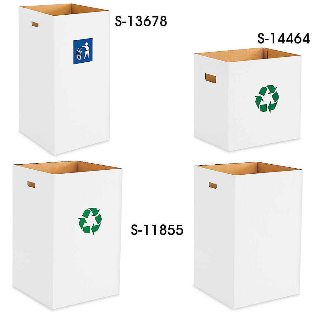 Cardboard Trash Cans in Stock - ULINE