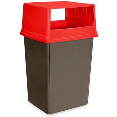 Rubbermaid® Trash Can with Wheels - 50 Gallon, Yellow H-1107Y - Uline