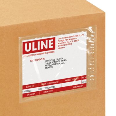 Sobres Transparentes para Listas de Empaque