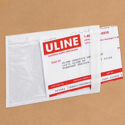 Plastic Label Holders - Adhesive Back, 2 x 3 - ULINE - Carton of 25 - S-21785