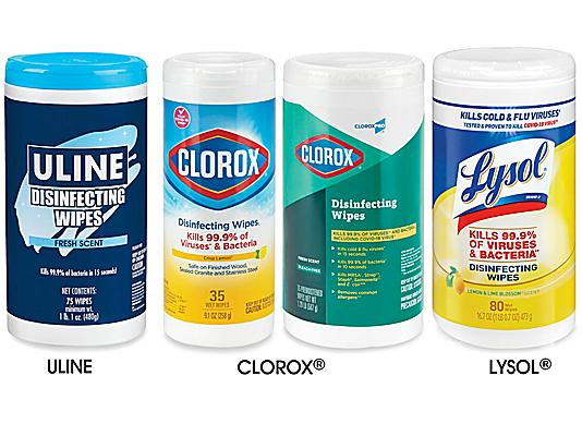 Lysol® y Clorox® Desinfectantes en Existencia - ULINE