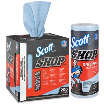 Scott Scott Shop Towels, Blue - 3 count