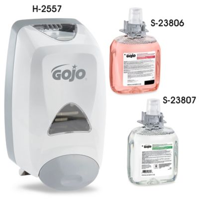 GOJO<sup><small>MD</small></sup> – Distributeur de savon moussant avec bouton poussoir