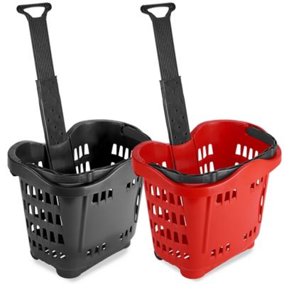Paniers de magasinage roulants