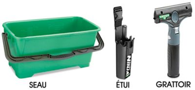 Accessoires pour raclettes industrielles pour fenêtre