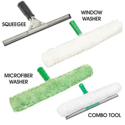 Microfiber Window Cleaner Squeegee