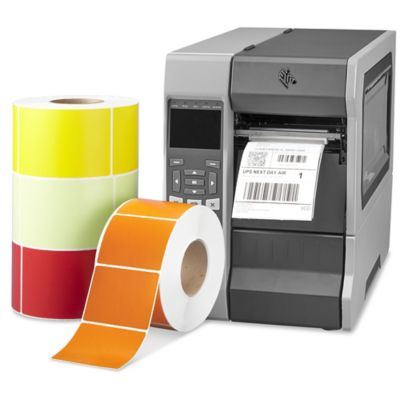 Étiquettes adhésives thermiques directes industrielles – Coloré