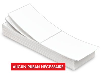 Étiquettes adhésives thermiques directes à pliage paravent