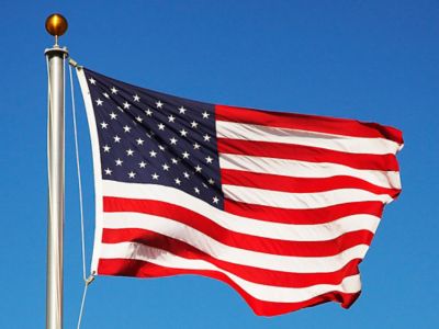 Leven van Eigen Scarp American Flag, USA Flag, US Flag in Stock - ULINE