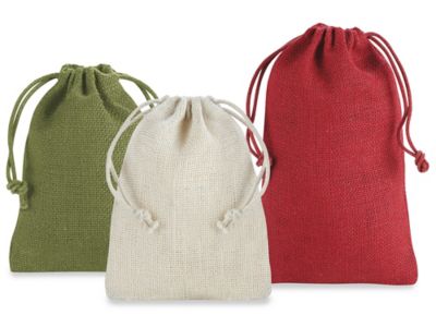 Uline burlap online bags