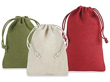 Colored Burlap Bags