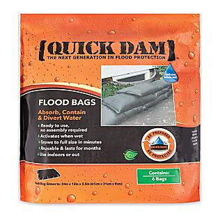Quick Dam™ Sandless Sandbags - 12 x 24 S-20560 - Uline