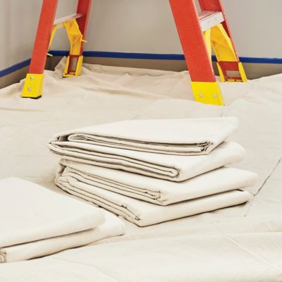 Painters Drop Cloth, Canvas Drop Cloths in Stock - ULINE