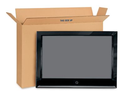 Caja para mudanza de televisores expansible para uso pesado - Large