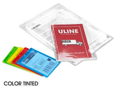Clear Sleeves, Clear Card Sleeves, Vinyl Pocket Folder in Stock ULINE