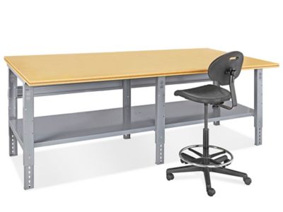 Mobile Heavy-Duty Packing Table - 72 x 48, Composite Wood Top