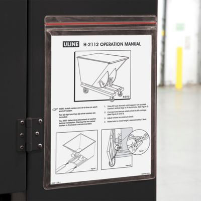 Reclosable Press On Vinyl Envelopes in Stock ULINE