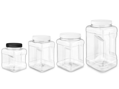 Plastic Grip Jars - 48 oz S-15709 - Uline