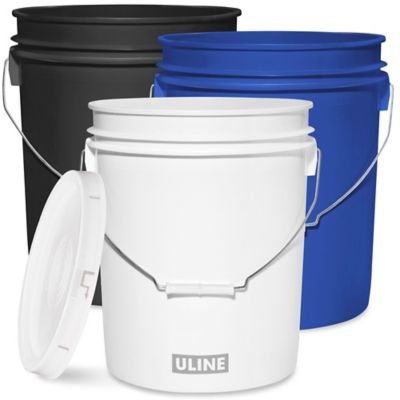 Plastic Pail - 3.5 Gallon, Natural S-9942NAT - Uline