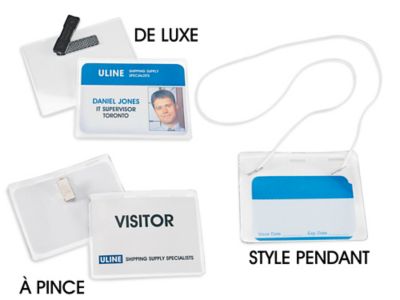 Porte-étiquettes avec cartes pour rayonnage en fil de métal standard – 6 po  S-14462 - Uline