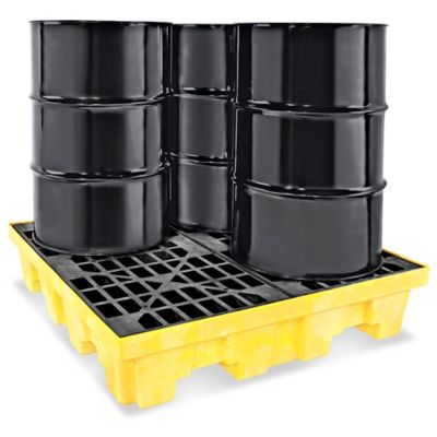 Spill Containment Pallets, Spill Pallets in Stock ULINE