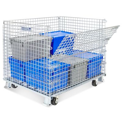 Wire Containers, Collapsible Wire Containers in Stock ULINE