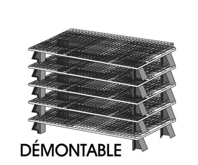 Contenant démontable en treillis métallique