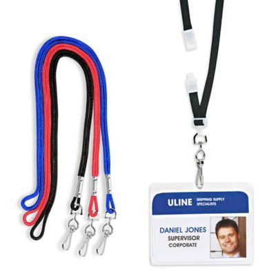 Lanyards, Retractable Badge Holders, Badge Lanyards in Stock ULINE.ca