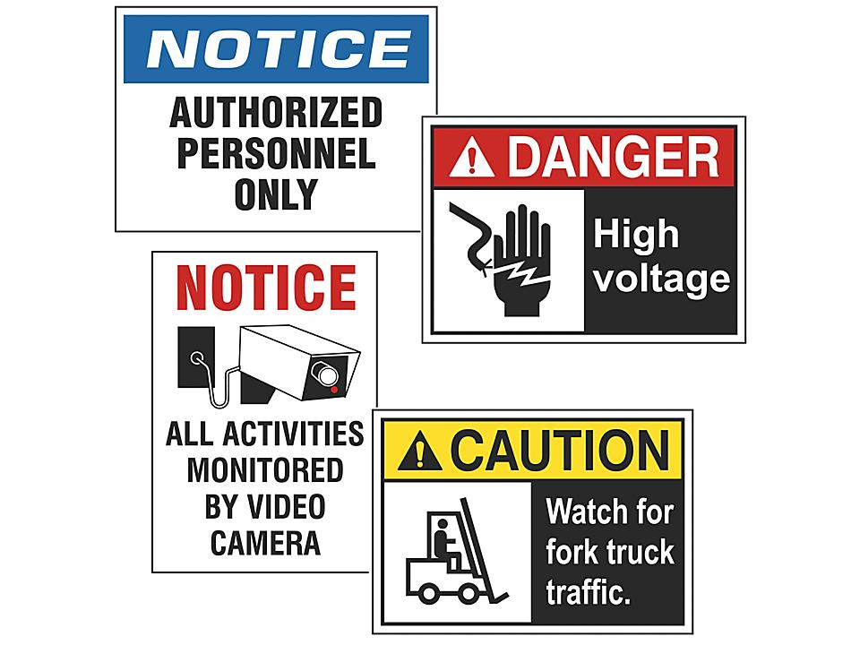 Facility and Safety Signs