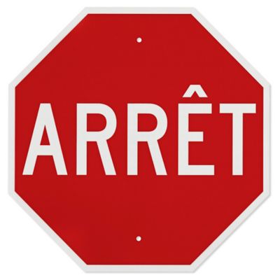 Enseigne en français