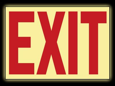 Glow-In-The-Dark Signs