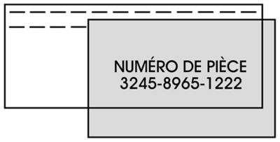 Bande porte-étiquette