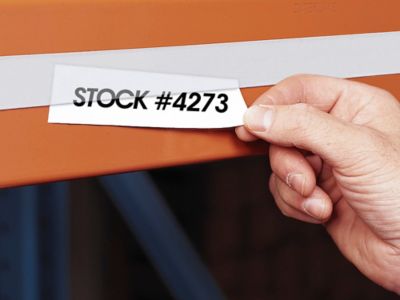 Label Holder Strips in Stock - ULINE.ca