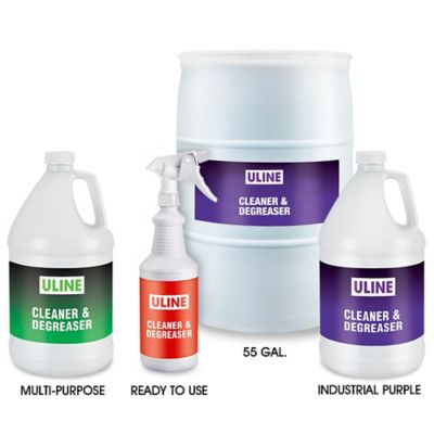 Uline Industrial Cleaners in Stock ULINE