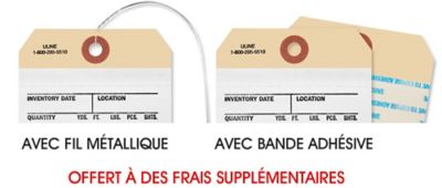 Étiquettes d'inventaire