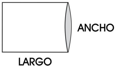 Lados Largos y Anchos de Bolsa de Espuma