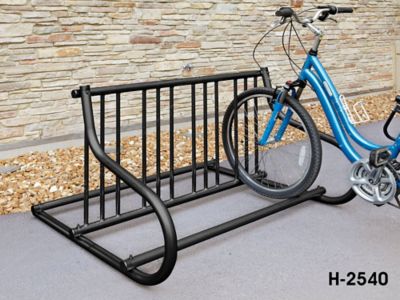 Outdoor sales bike rack