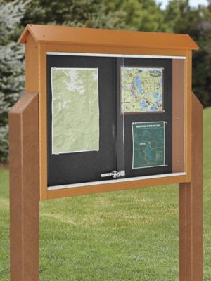 Outdoor Bulletin Boards Outdoor Message Boards In Stock ULINE   HD 8786