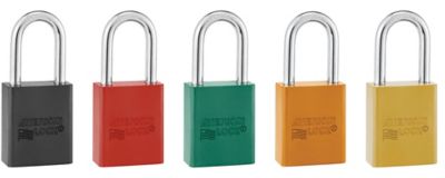 Cadenas pour cadenassage en aluminium