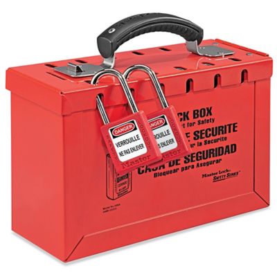 Boîte de cadenassage de groupe