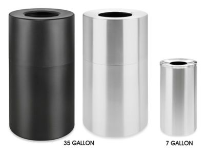 Lobby Trash Cans in Stock - ULINE