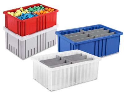 Divider Boxes, Grid Containers, Plastic Divider Box in Stock 