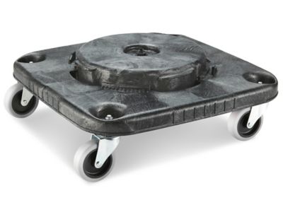 Brute<sup><small>MD</small></sup> – Socle roulant carré pour poubelle