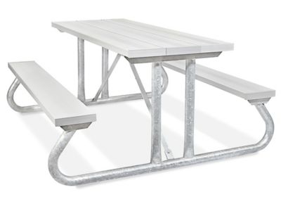 Aluminum Picnic Tables Alumninum Outdoor Furniture In Stock ULINE Ca   HD 89