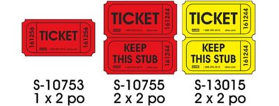 Variétés de billets de tirage