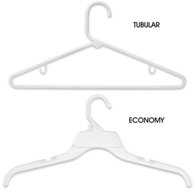 Tubular Plastic Hangers - 5/16 S-13388 - Uline