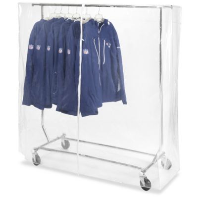 Plastic cover discount for clothing rack