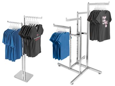 Uline double discount rail clothes rack