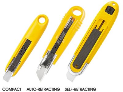 Olfa Auto-Retracting Knife - Qty of 6 - H-1139
