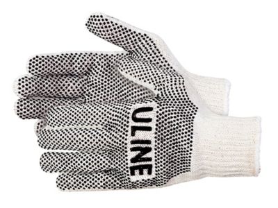 PVC Dot Knit Gloves HD Cotton Work Gloves Large size, from Brush Man Inc.